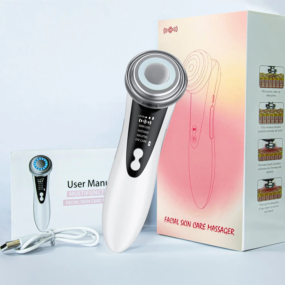 4-in-1 EMS Facial Lifting Device - Anti-Aging & Skin Rejuvenator