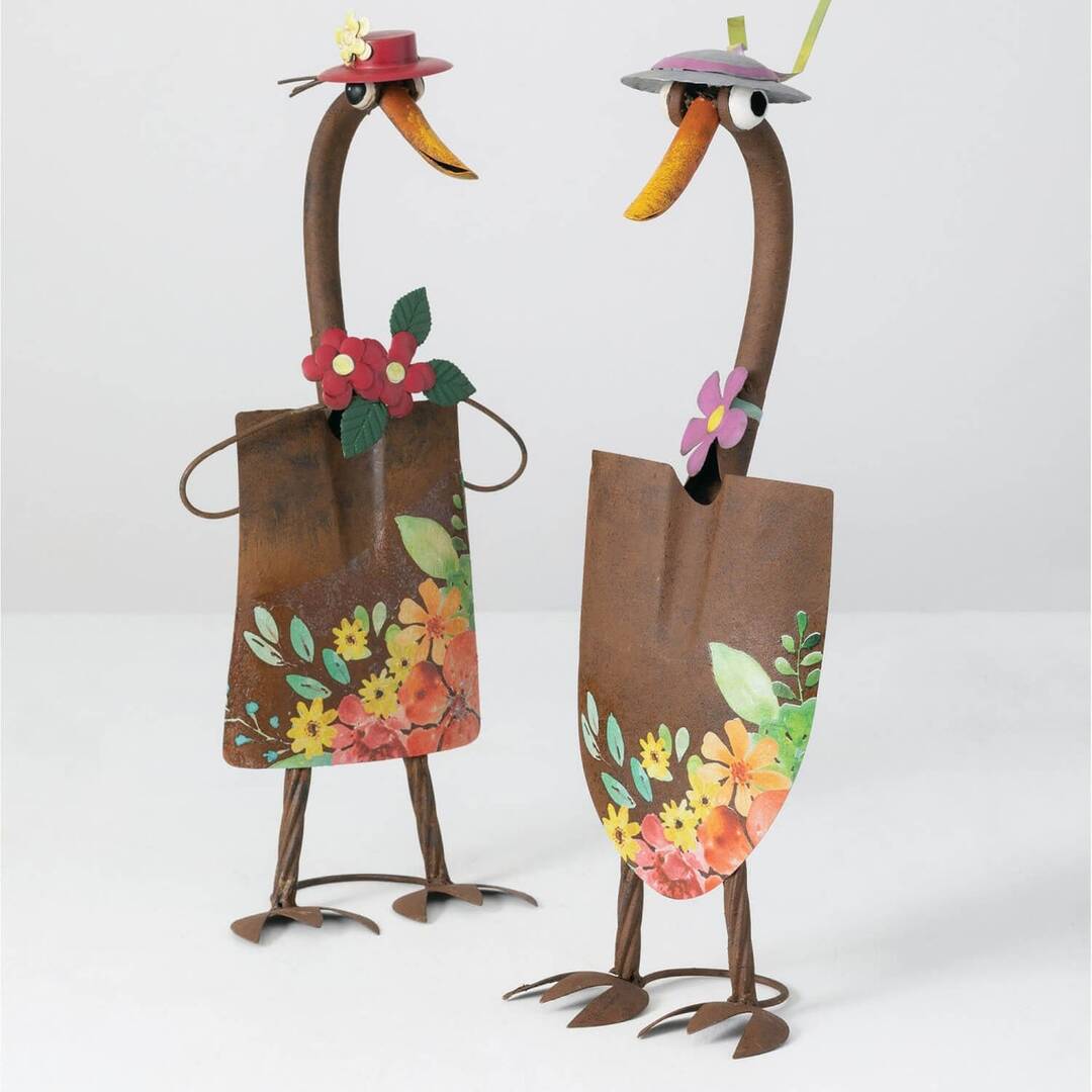 Cute Duck Garden Shovel Decor