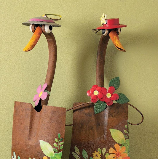 Cute Duck Garden Shovel Decor