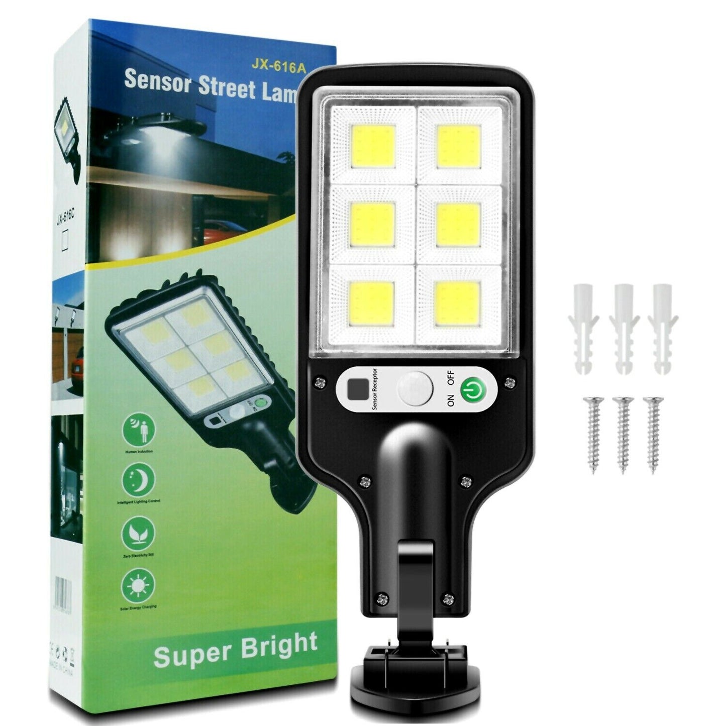 Ultra-Bright Solar Motion Street Lamp - Security & Safety Light