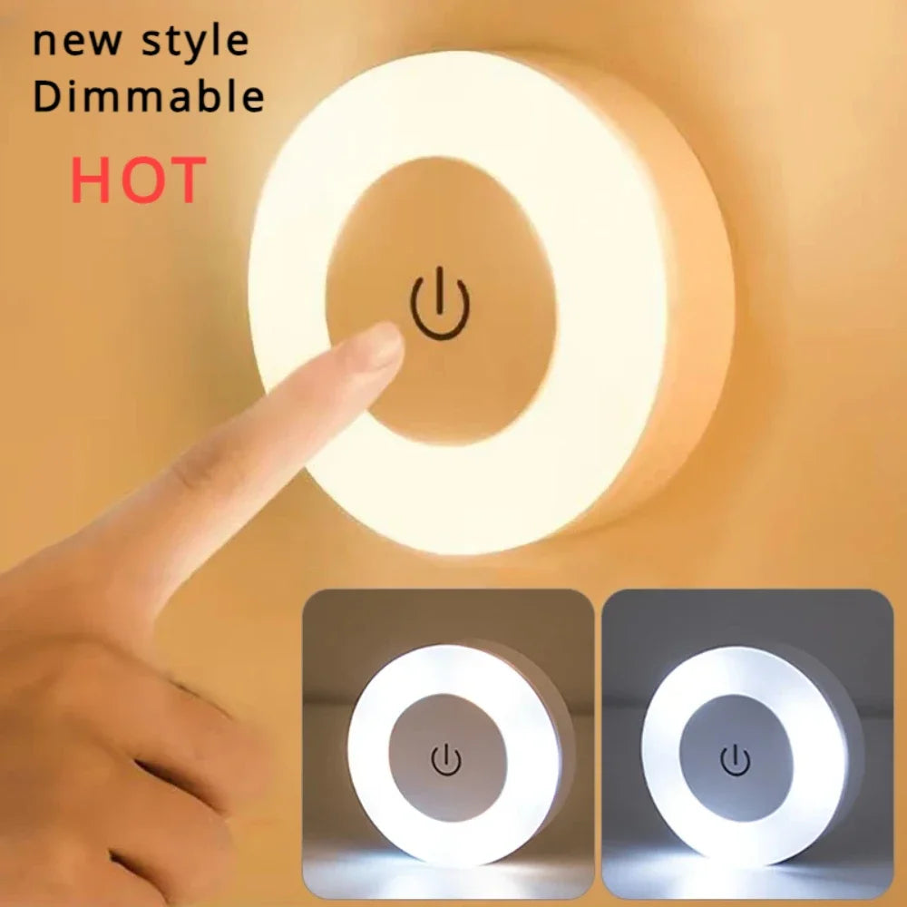Rechargeable dimmable wireless wall lamp for kids room by First Pickers
