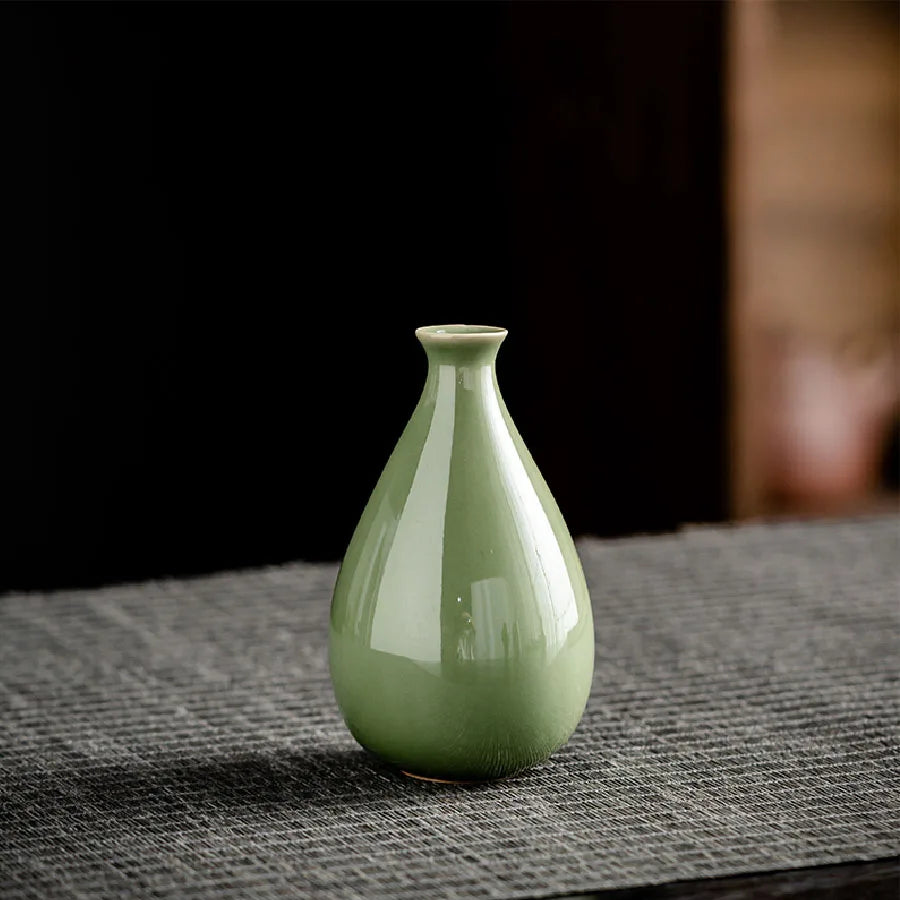 Minimalist Zen: Handcrafted Ceramic Petal Vase