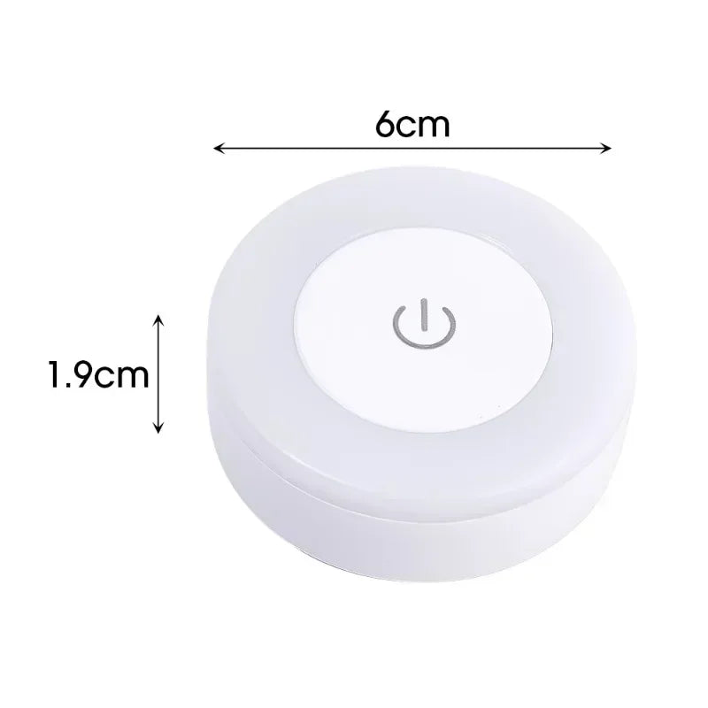 Magnetic LED Touch Night Light - Portable Rechargeable Wall Lamp