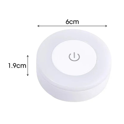 Magnetic LED Touch Night Light - Portable Rechargeable Wall Lamp