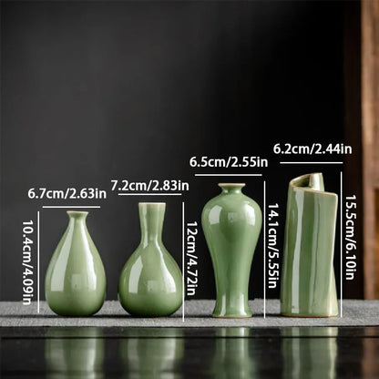 Minimalist Zen: Handcrafted Ceramic Petal Vase