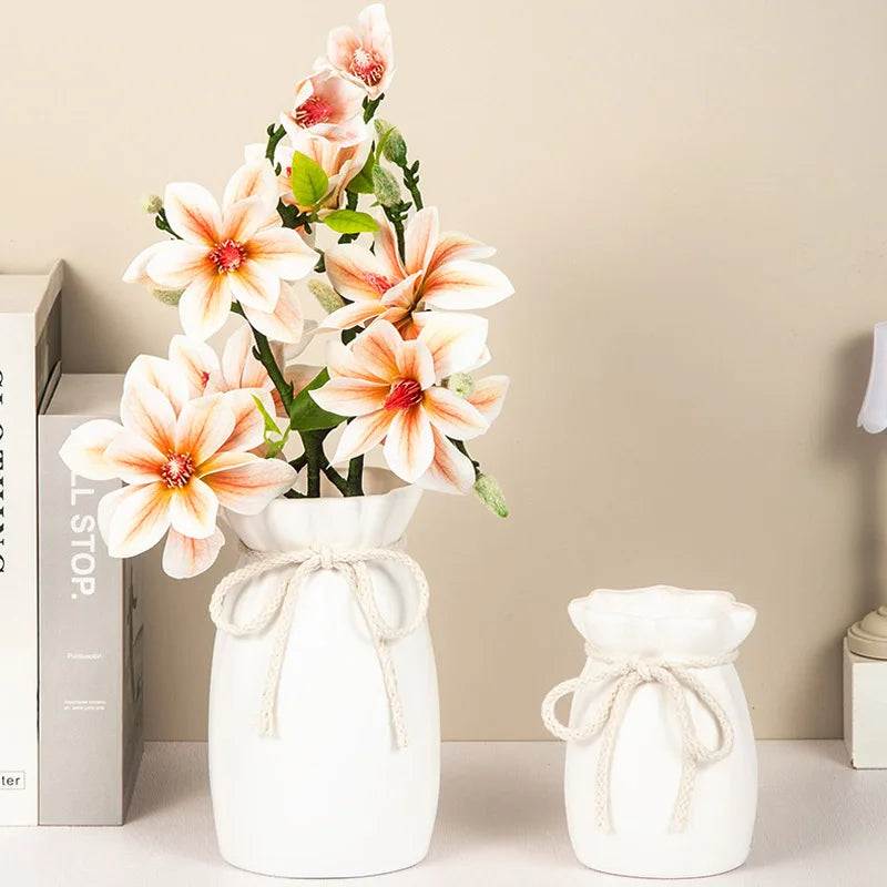 Unbreakable Nordic Bow Vase - Modern Shatterproof Home Decor