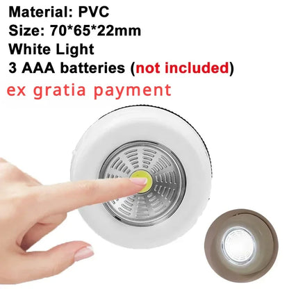 Magnetic LED Touch Night Light - Portable Rechargeable Wall Lamp