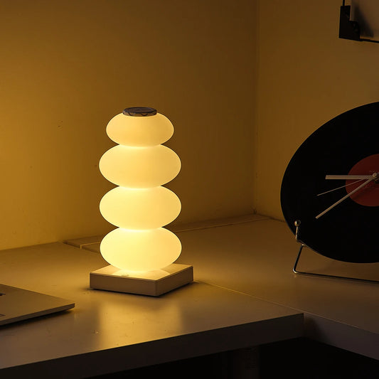 Aesthetic RGB 16-Color LED Table Lamp - Minimalist Touch Mood Light