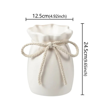 Unbreakable Nordic Bow Vase - Modern Shatterproof Home Decor