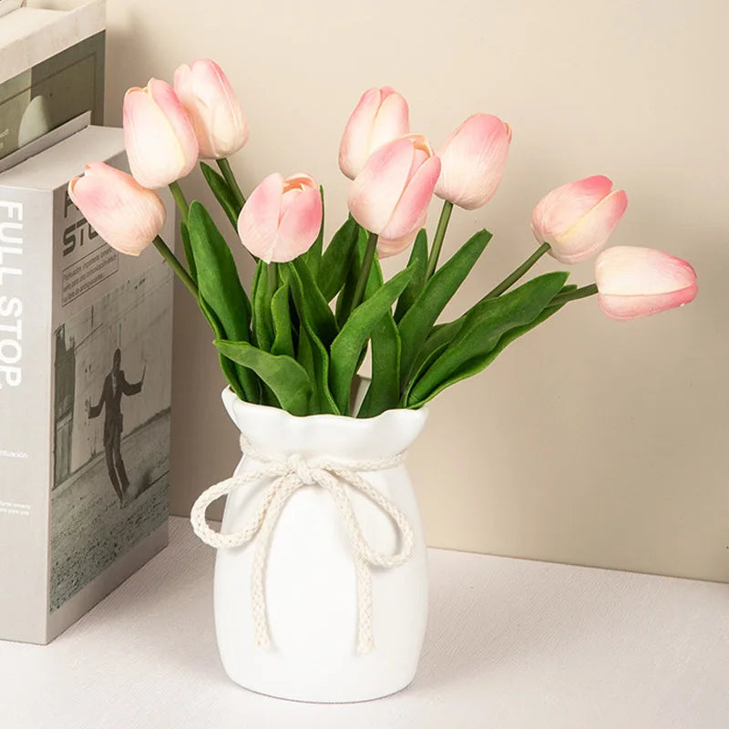 Unbreakable Nordic Bow Vase - Modern Shatterproof Home Decor
