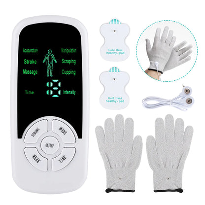 Digital EMS Muscle Stimulator - TENS Unit for Pain Relief & Recovery