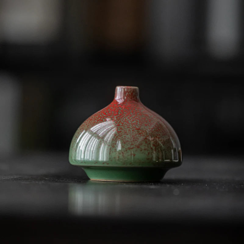 Minimalist Zen: Handcrafted Ceramic Petal Vase