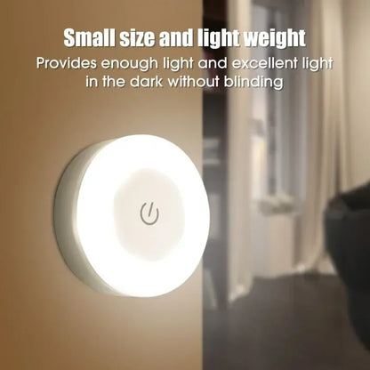 Magnetic LED Touch Night Light - Portable Rechargeable Wall Lamp