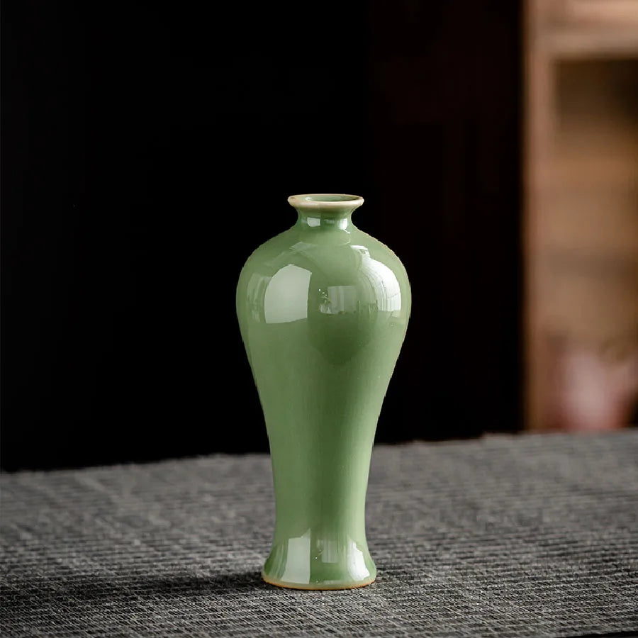 Minimalist Zen: Handcrafted Ceramic Petal Vase