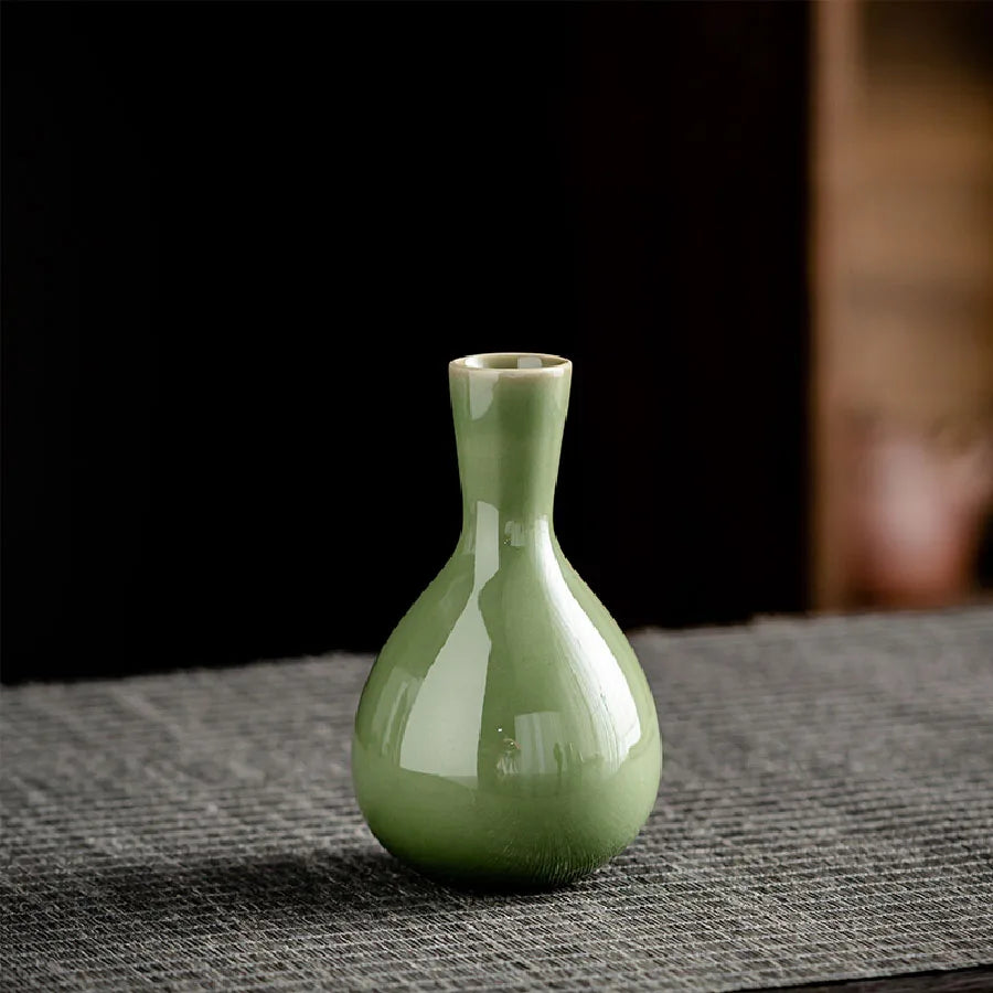 Minimalist Zen: Handcrafted Ceramic Petal Vase